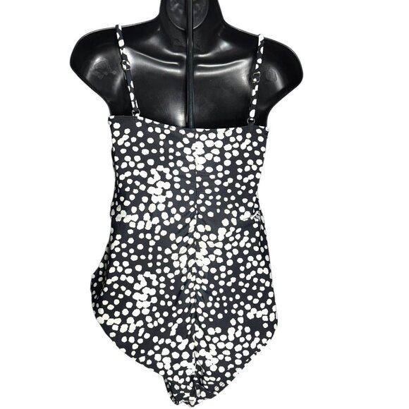 Catalina Black & White Scattered Dots One-Piece Swimsuit L/G (12-14) - Picture 5 of 7